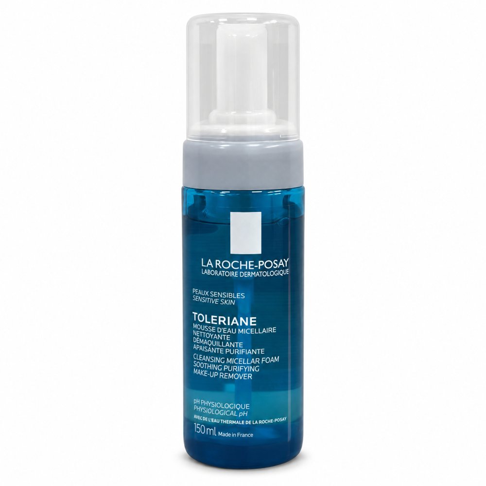 La Roche-Posay Toleriane acqua detergente in schiuma Cleansing Micellar Foam Soothing Purifying Make-Up Remover 150 ml
