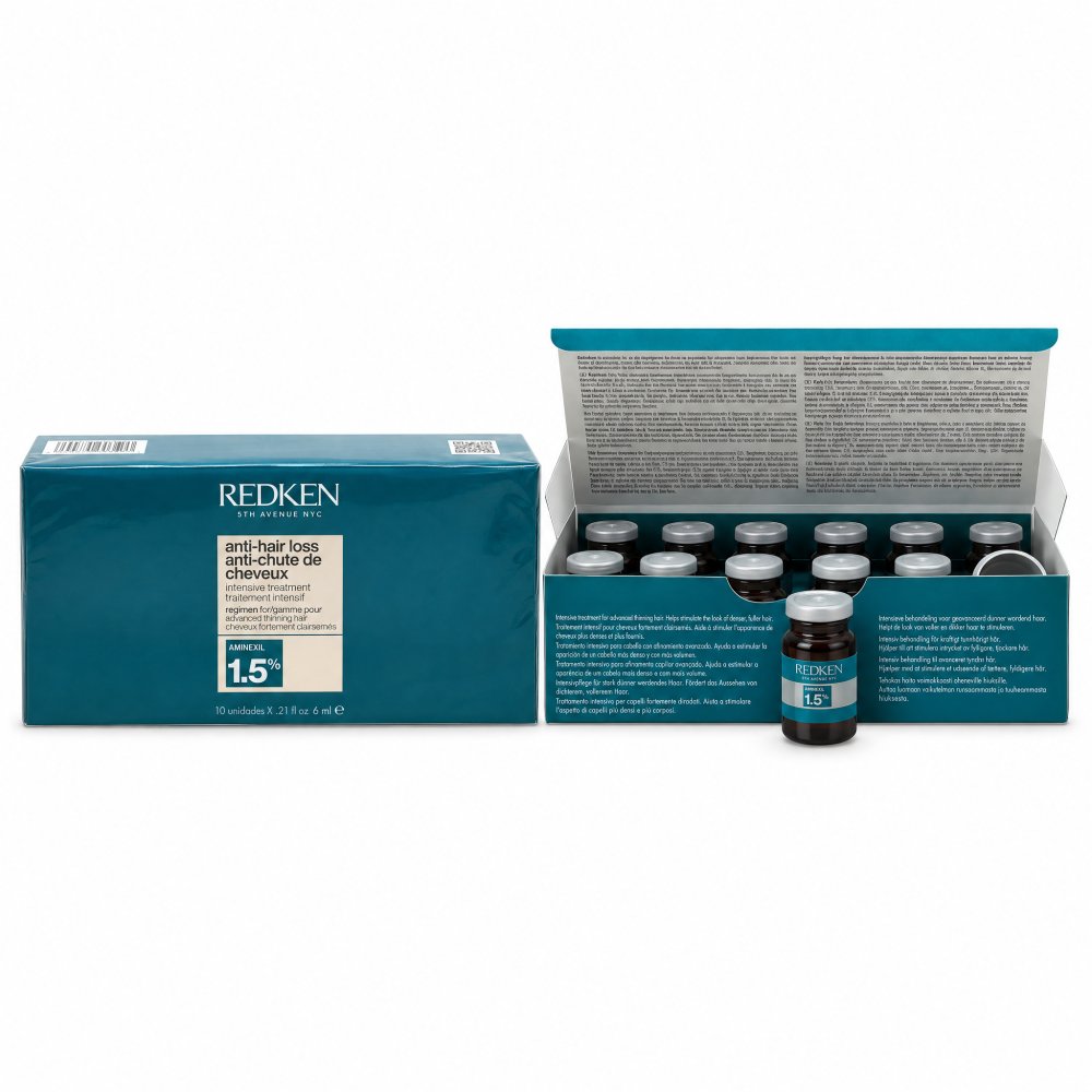 Redken Acidic Grow Full System Anti-Hair Loss Treatment cura rinforzante per capelli sottili 10 x 6 ml
